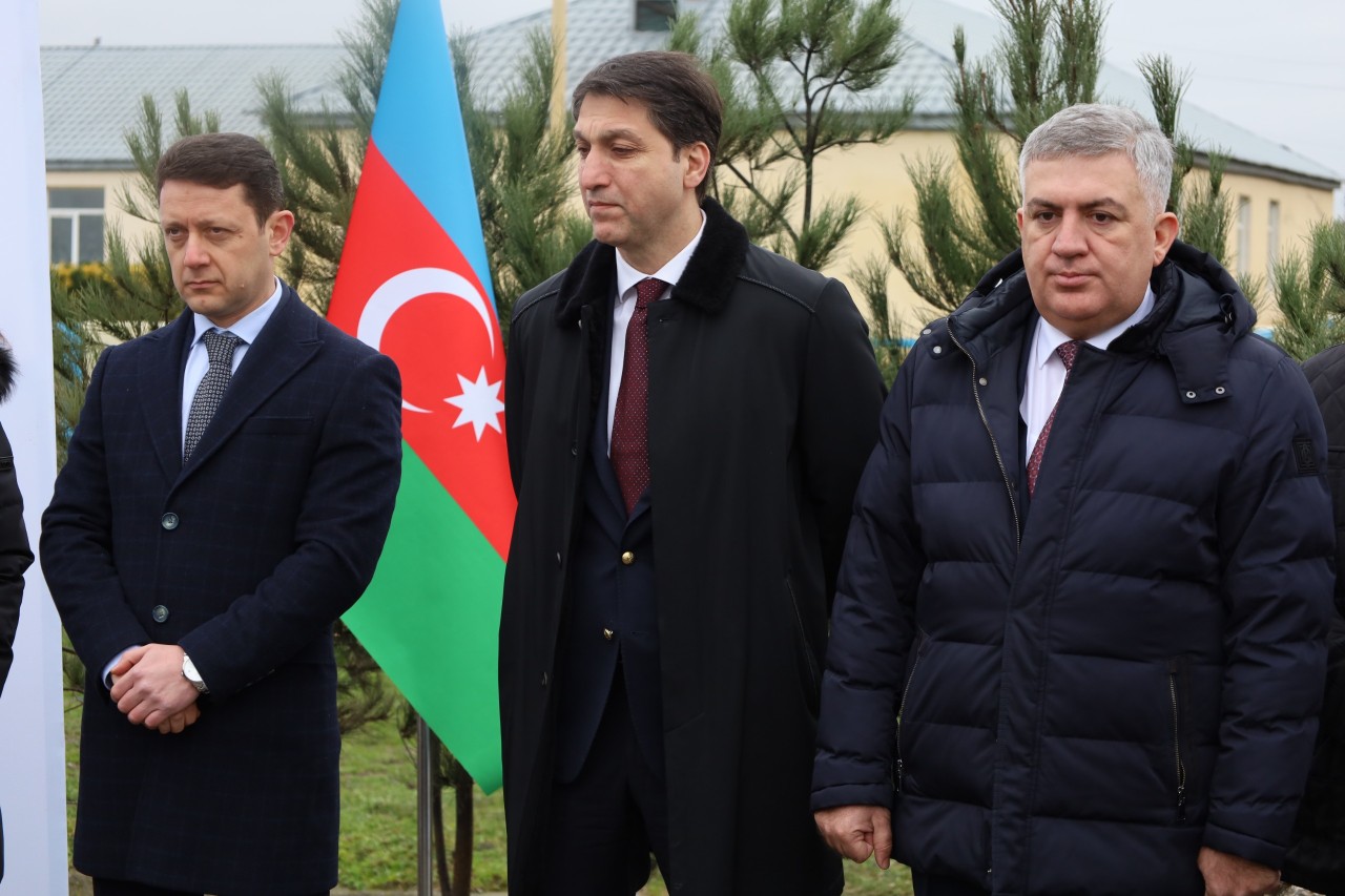 Şabran rayonunun Sincanboyad kəndində yüzlərlə sakin içməli su ilə təmin olunudu - FOTOLAR